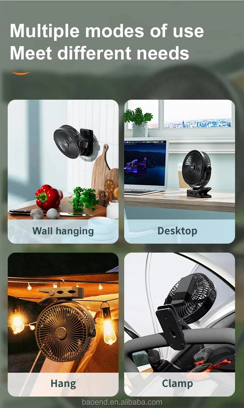 Fan, M8, Portable, USB - detail 12