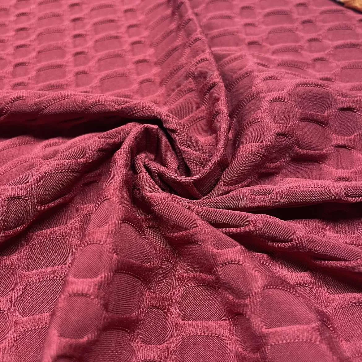 China Factory Stretchable Polyester Spandex Yoga Wear Sportswear Yoga Knit Jaccuqard Fabric details