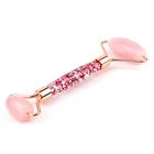 Jade Roller Gua Sha Luxury Custom Acrylic Gua Sha Quartz Stone Crystal Jade Contour Massage Facial Roller With Box
