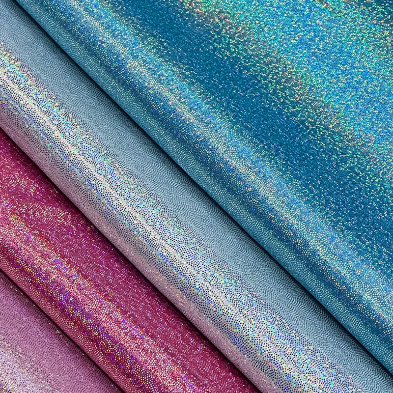 Fabric Spandex 95 Polyester Stretch Poly Fabric Iridescent Shiny