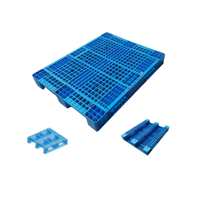 Custom Size  1250X1000 mm Injection Stacking Grid Warehouse Large Manufacturer Four Way Entry Steel Plastic Heavy Duty Pallet