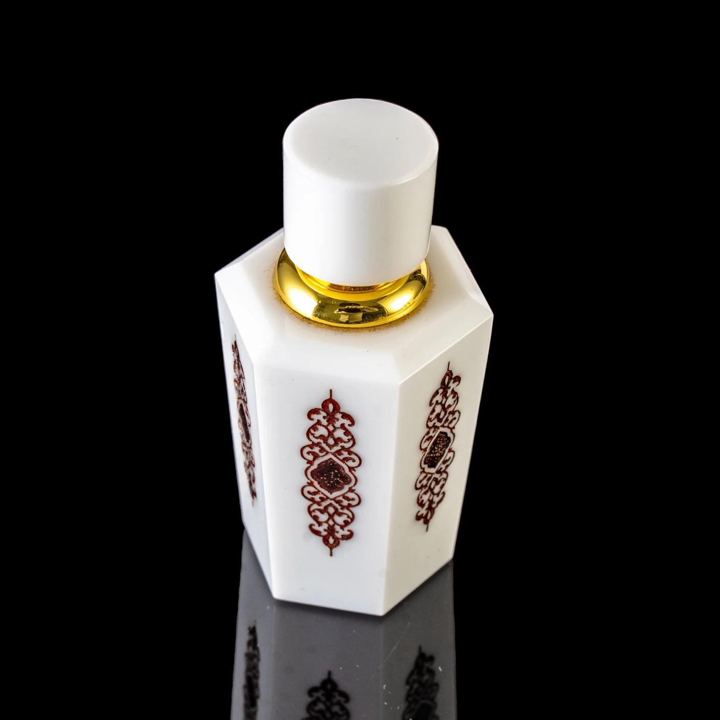 product best selling exquisite luxury marble crystal perfume bottles small modern bridge design refillable essential oil perfume bottle-6