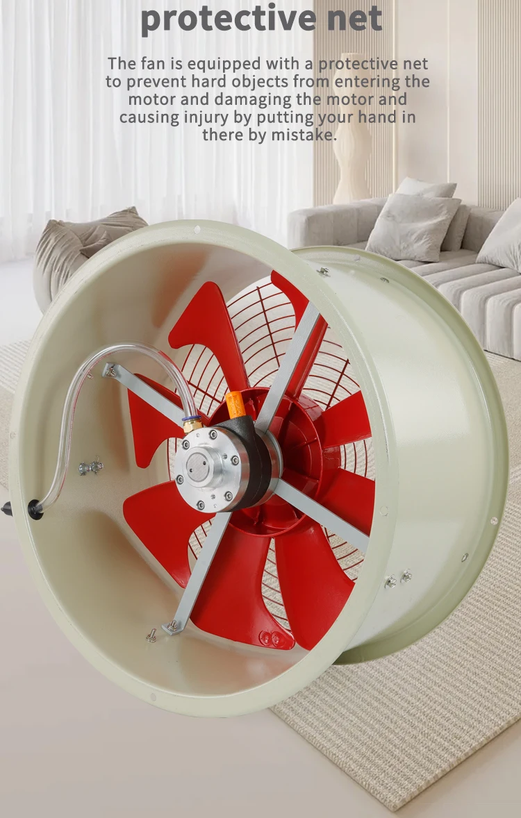 Workshop Explosion-proof Pneumatic Fan, Aluminum Alloy - detail 10