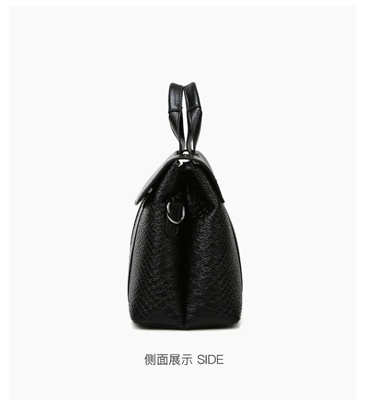 New design Pu Leather Women Luxury Crocodile Handbag Large Capacity Bags