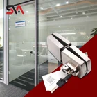 Door Lock China Product Office House Hotel Security Fingeprint Alarm Prompt Finger Recognition Door Lock With Key