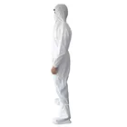 Suits Disposable Coverall Suit White Disposable Hooded Microporous Coveralls Wholesale Disposable Overall Suits