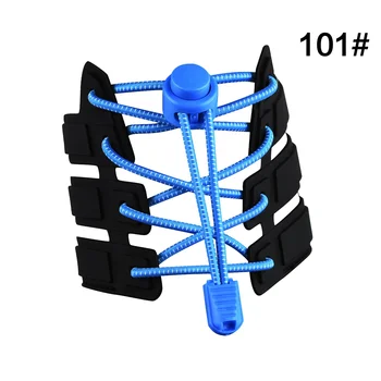 Outdoor Sports No tie Shoe Laces Lazy Elastic Lock Rope Shoelaces for Running Shoes
