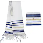 Scarf Custom Unisex Kosher Israel Muslim Jewish Talit Polyester Large Prayer Shawl With Bag
