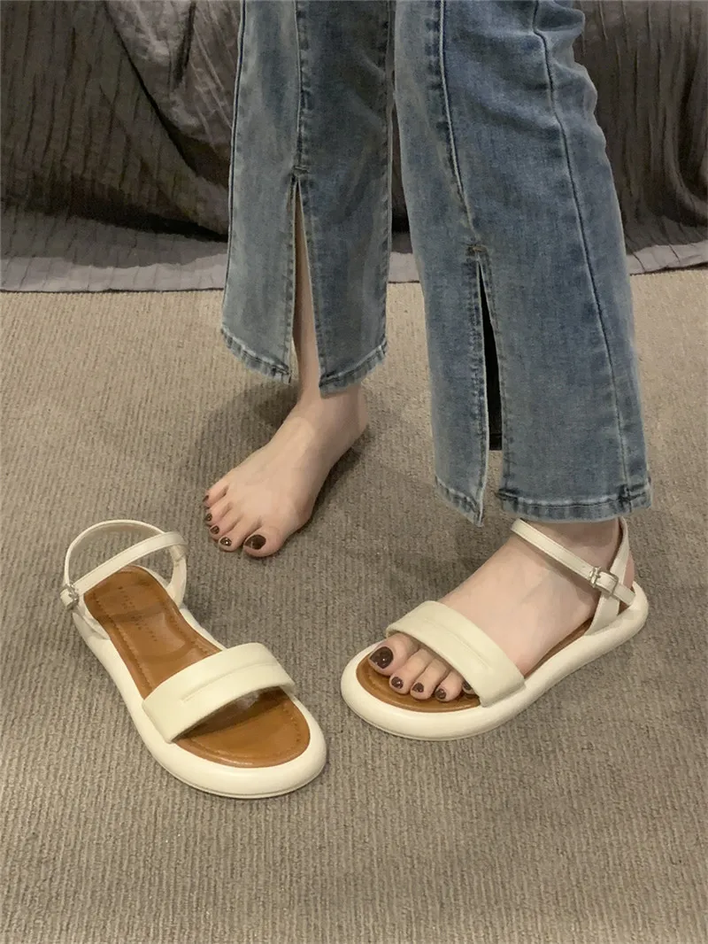 Cheap Causal Shoe Slides Platform Women Slipper Shoes Summer Girls PU Sandals