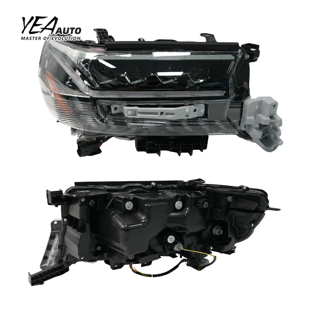 product upgrade 4 lens headlight head light led lights for toyota land cruiser lc200 landcruiser lc 200 fj200 head lamp 2016 2021-4