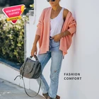 Cable Knit Wholesales Long Sleeve Cable Knit Button Loose Outerwear Open Front Cardigan Sweater Women