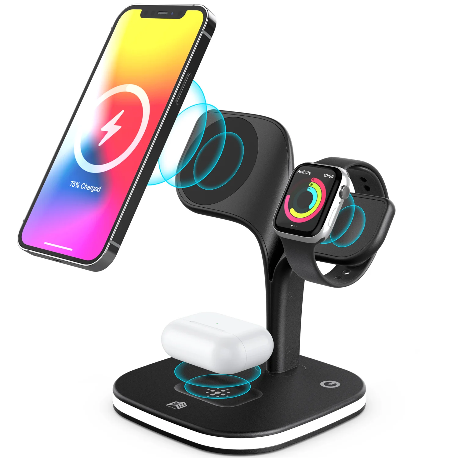 Veronderstelling Mooi Paradox 3 In 1 Magnetic Wireless Charger Station Dock Qi 15w Fast Wireless Charging  Station Charger Stand For Iphone 13 12 Pro Pro Max - Buy 3 In 1 Magnetic Wireless  Charger Station
