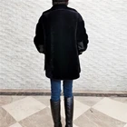 Jacket Winter Thick Fashion Australian Mouton Coats Lady Turn-down Collar Lamb Fur Jacket