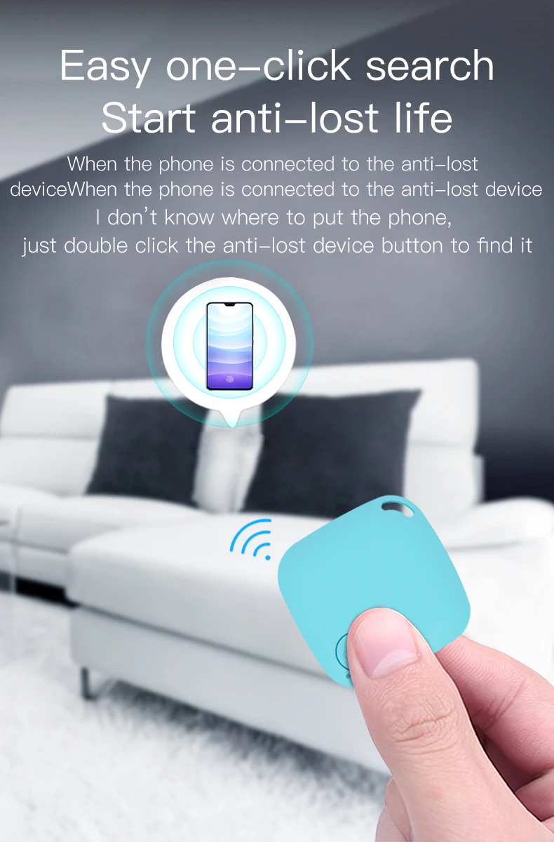 mobile phone gps anti-lost recording tracking smart bluetooth anti-lost device