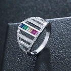 Ring Cz Fashion Women Leaf Finger Ring Sparkle Pave Setting Cubic Zircon Cz Diamond Engagement Ring