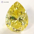Loose Gemstone Moissanit Loose AAA Gems Vvs Colored Fancy Shape Loose Gemstone Yellow Moissanite Loose