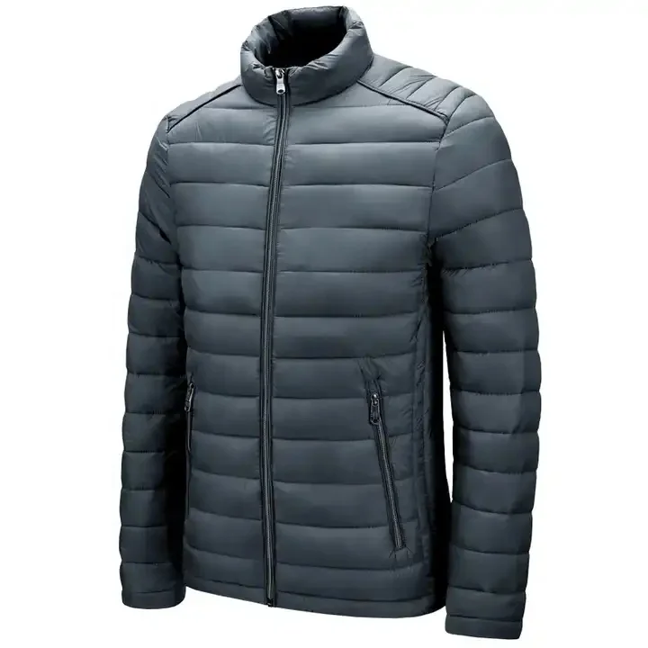 MAGCOMSEN Men's Lightweight Puffer Jacket Hooded Full Zip Water-Resistant Quilted Lined Winter Coats