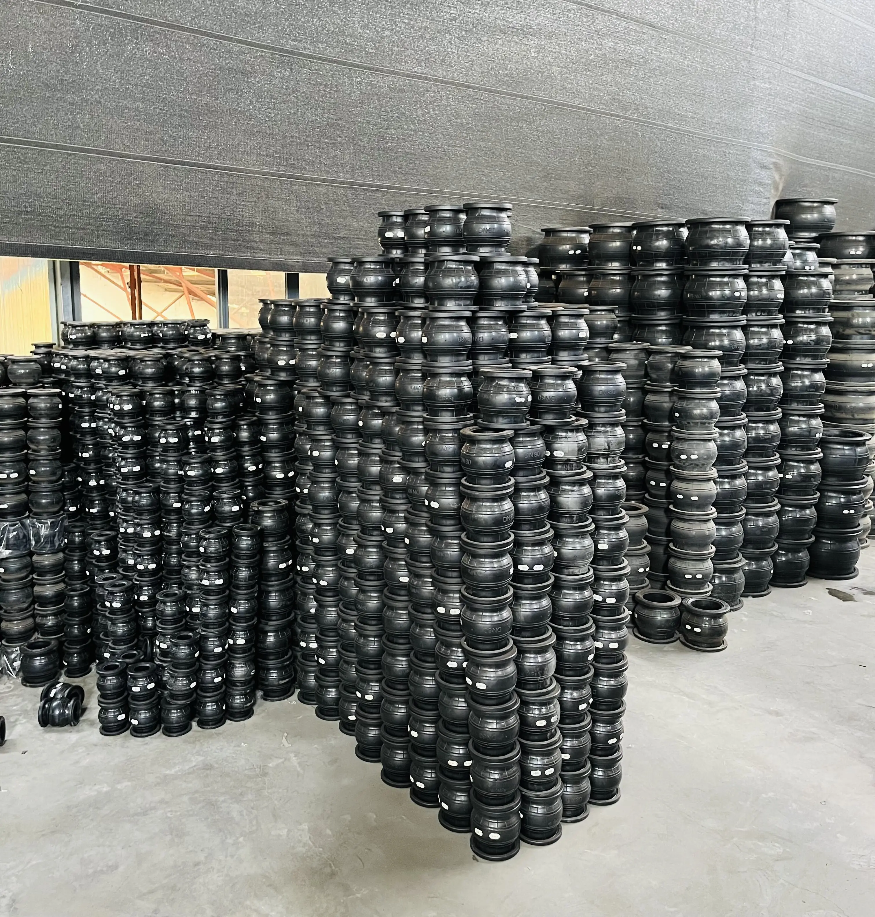 Epdm Ptfe Rubber Expansion Joints For Pipe With Stainless Steel Flange