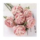 Sale White Rose Hot Sale Factory Direct Price Dried White Flowers Aisle Rose Artificial Flower Backdrop With Good Service