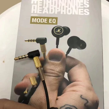 Marshal Mooe EQ  Headphones Black Gold Limited Edition 1.3 meters long