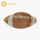 Football Patch Custom Football Rhinestone Patch Designs For Men's Clothing
