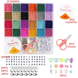 24 Grids Box Set 3MM Miyuki Seed Beads Diy Handmade Seed Bead For Jewelry Making Earrings Beads