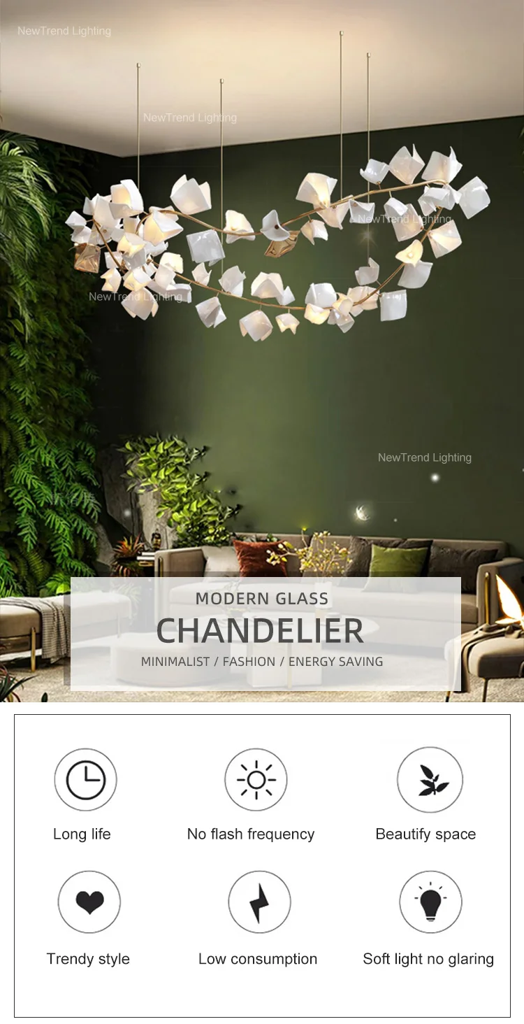 cpl 246 modern style home villa decorative hanging light customizable metal glass led pendant light -0