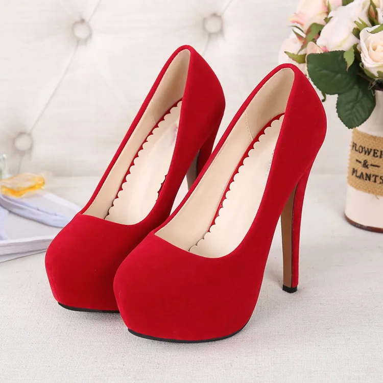 stylish red shoes