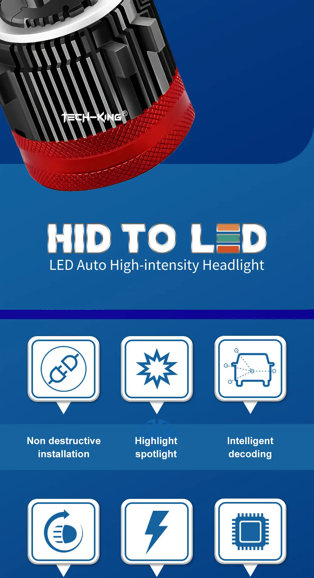 VW golf 7 headlights led CANBUS EMC 6000K Car Led Headlights Bulbs GT7 80W Auto Front Headlamp Driving Lights LED Front lig