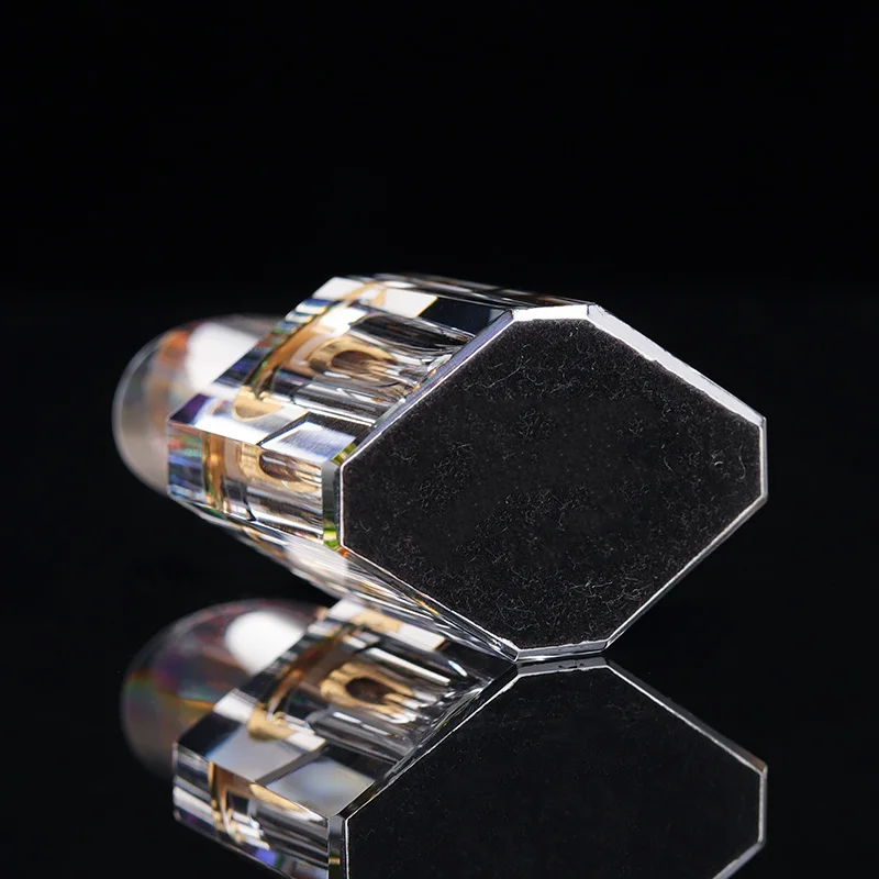 product small bridge original personalised design square perfume bottle premium rectangle cap refillable crystal perfume bottle-10