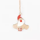 Ornaments Decor Ornament Xmas Decorations Santa 3D Wooden Ornaments Christmas Tree Decorations Hanging Ornaments