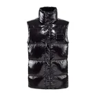 Wholesale Customized Good Quality Fashion Design Navy Sleeveless Jacket Vest