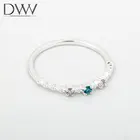 Ring London Topaz Jewelry Women Silver Round Female Girls Silver Ring