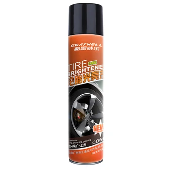 Car Care Equipment Tire Brightener Protectant with Dust and Dirt Resistance Cleaning Spray Agent for Maintenance