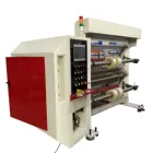 Slitting Machine Roll Paper PLC MITSUBISHI Slitting Rewinder Machine For Jumbo Roll Paper