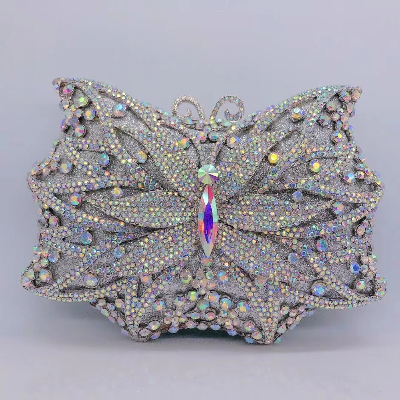 Amiqi MRY142 Luxury Handbag Colorful Flower Butterfly Dinner Clutch Women Evening Bag