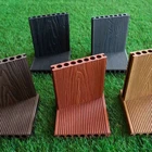3D Embossed Surface WPC Decking Super Embossed Flooring For Outdoor 15years Warranty.