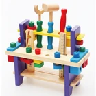 Toy Wood Assembly Toy Wooden Building Blocks Toy DIY Assembly Wooden Toy For Kids