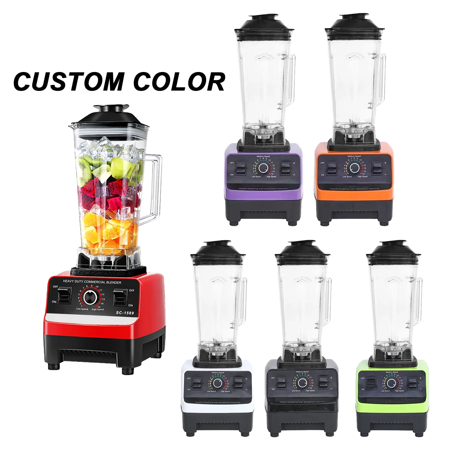 2L 4500W multifunctional food processor heavy duty commercial electric fruit fresh juicer juice smoothie mixer blender machine