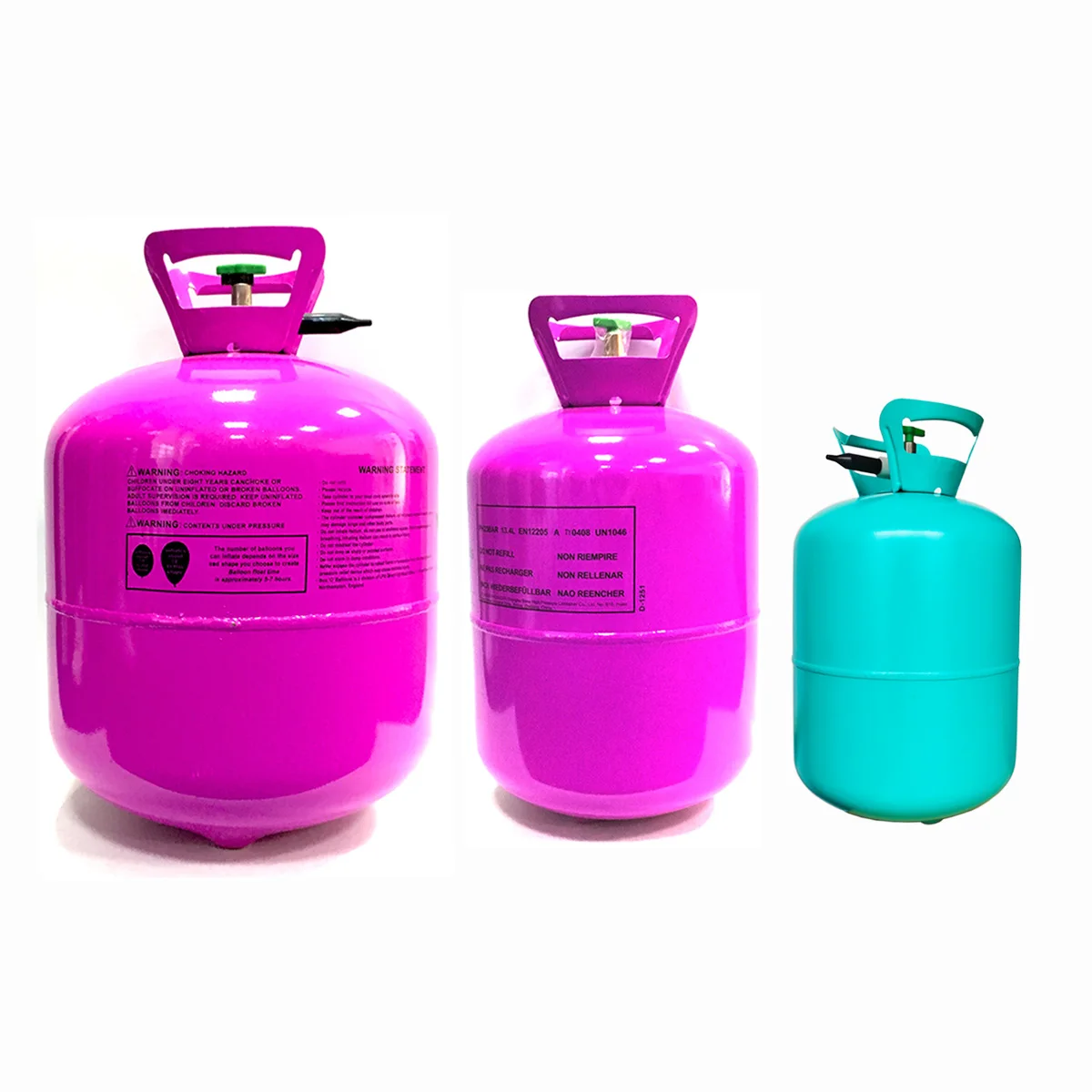 L Balloon Inflation Helium Gas Tank Disposable Steel Helium Gas