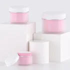 Jars Jar With Lid Wholesale Skin Care Cream Container Pot 30g 50g 100g 150g PP Pink Cosmetic Plastic Jars With Lids