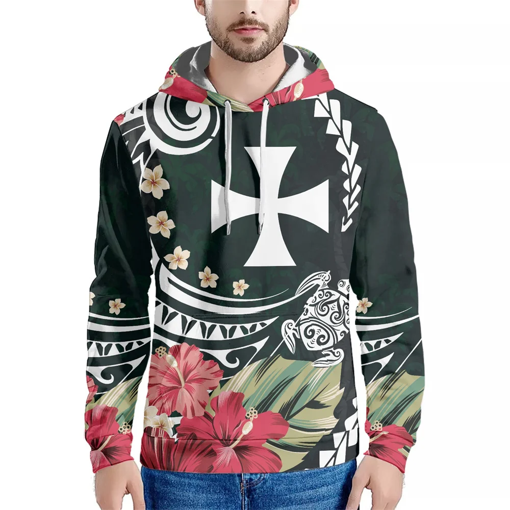 Futuna Islands Pattern Hoodies Men 