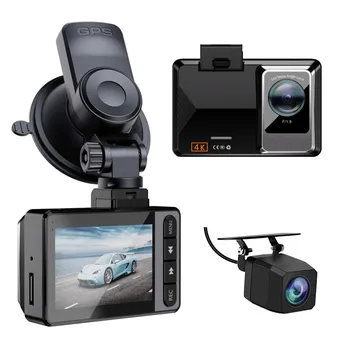 Newest Model 2 Inch G-Sensor Dual Lens Camera Mstar 8629 2K+720P Dash Cam With GPS Optional Car DVR Recorder
