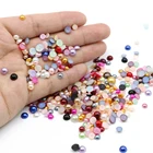 Pearls XULIN Wholesale 1.5mm-20mm Plastic Flat Back Pearls FP01