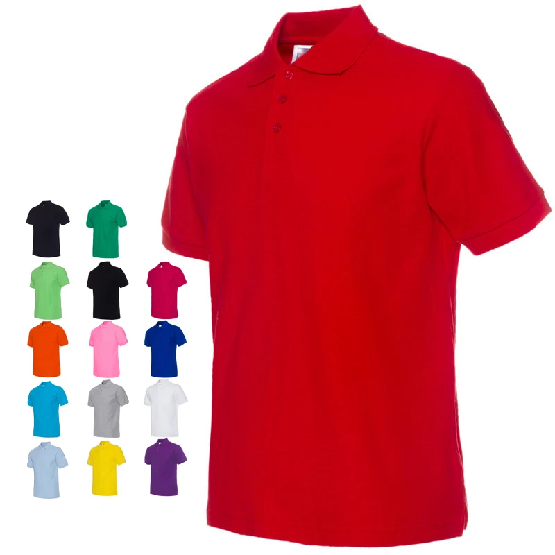 220g 100%cotton Custom Mens Polo Shirts 