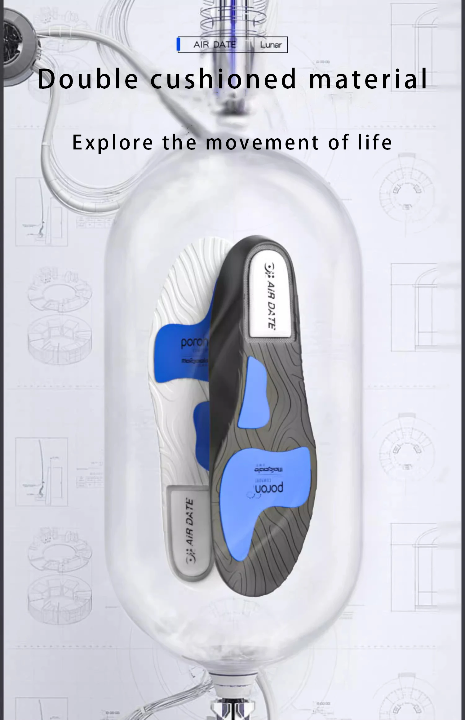 Air Cushion Zoom Player Edition Basketball Insole High Elastic PU Shock Absorbent Sports Thick Running Insole AJ Shoe Inserts Air Cushion Zoom Player Edition Basketball Insole High Elastic PU Shock Absorbent Sports Thick Running Insole AJ Shoe Inserts