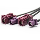 Mini Quad Fakra Cables For Car Camera Cable 4 Pins To Fakra Cables