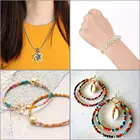 Glass Beads Bead Japanese Miyuki Galvanized Dyed Colors Glass Delica Seed Belly Beads Charm Waist Bead