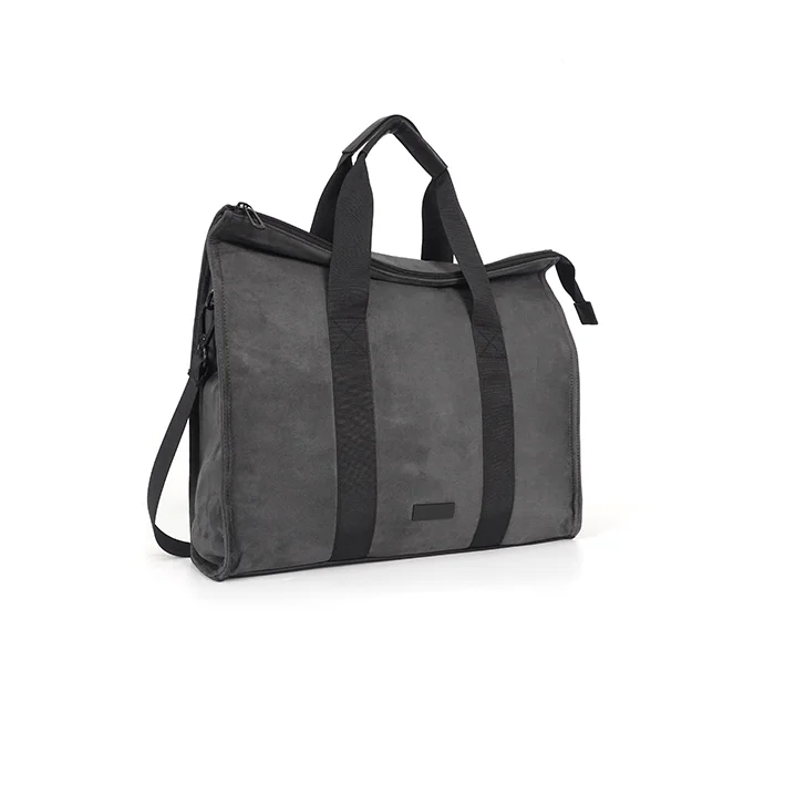 product sac pour ordinateur portable tinyat sac bandouliere pour ordinateur portable ou tablette tissu etanche personnalisable logo noir-3