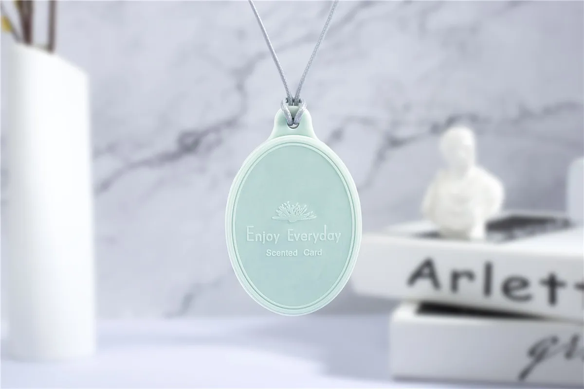 product car air mirror hanging perfume rubber plastic scented cards perfume cheap custom car air freshener aroma plastic card-12